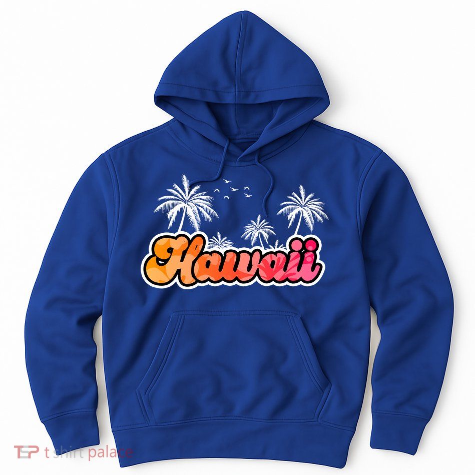 Hawaii Retro Tropical Hoodie