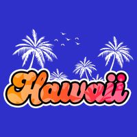 Hawaii Retro Tropical 16 in Basic Backpack