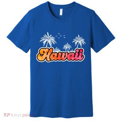 Hawaii Retro Tropical Premium T-Shirt