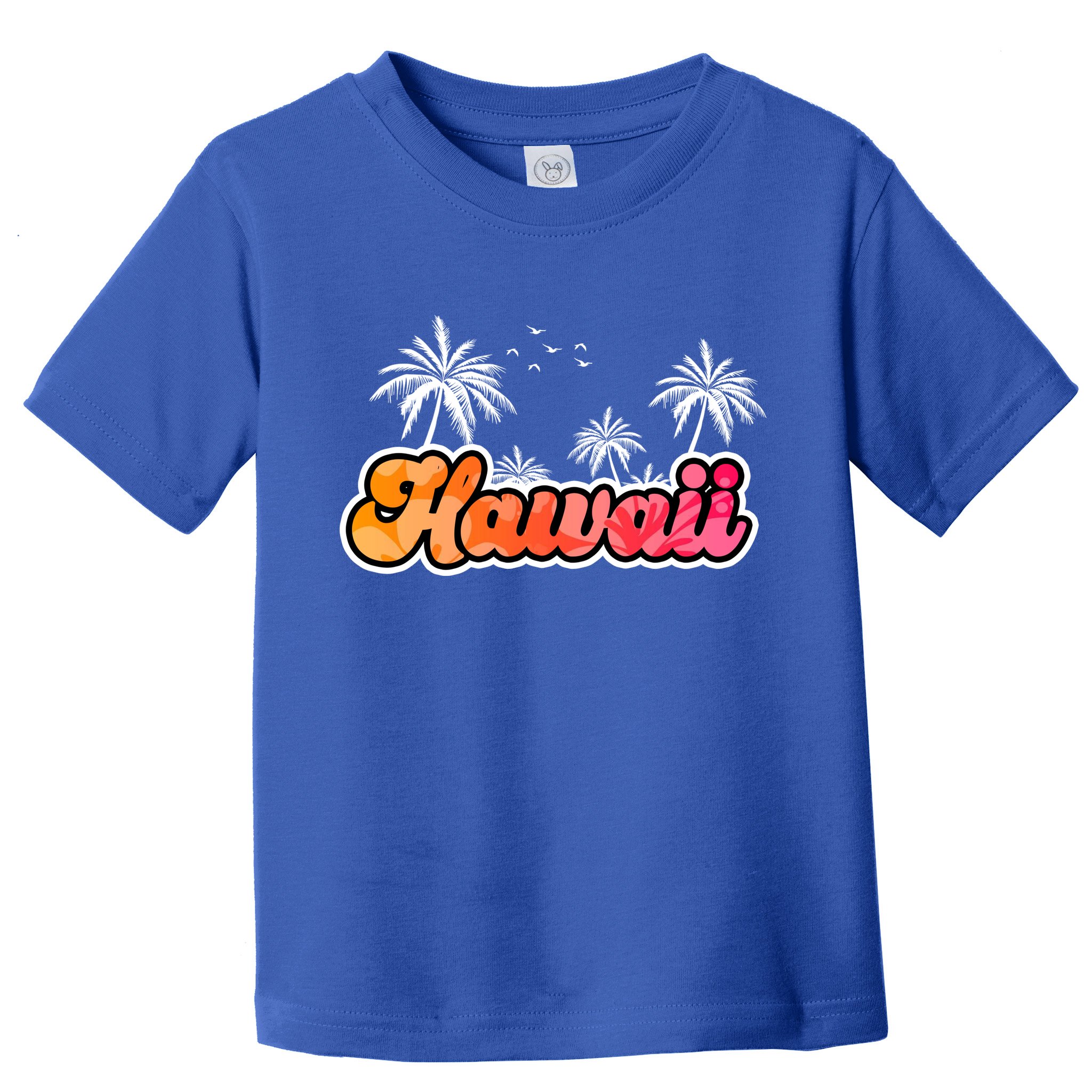 Hawaii Retro Tropical Toddler T-Shirt