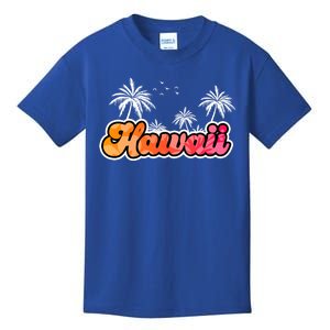 Hawaii Retro Tropical Kids T-Shirt