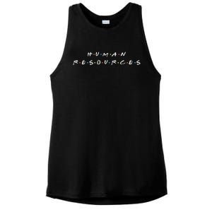 Human Resources Team Funny Hr Manager Humor Ladies PosiCharge Tri-Blend Wicking Tank