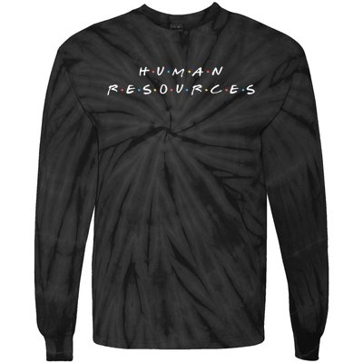 Human Resources Team Funny Hr Manager Humor Tie-Dye Long Sleeve Shirt