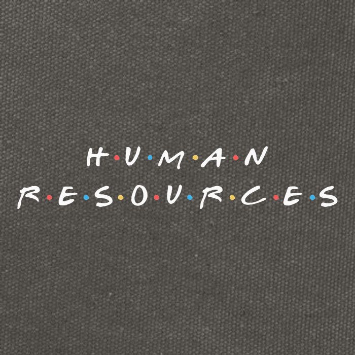 Human Resources Team Funny Hr Manager Humor Cotton Canvas Backpack