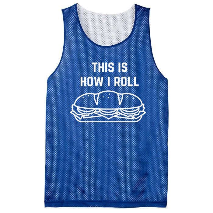 Hoagie Roll This Is How I Roll Gift Mesh Reversible Basketball Jersey Tank