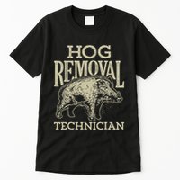 Hog Removal Technician Boar Hunting Vintage Pig Tall T-Shirt