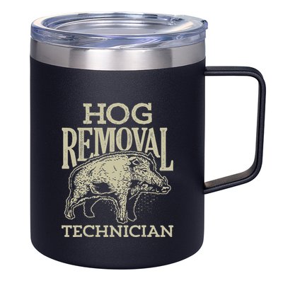 Hog Removal Technician Boar Hunting Vintage Pig 12oz Stainless Steel Coffee Mug