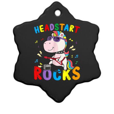 Headstart Rocks Unicorn Kids Back To School Ceramic Star Ornament