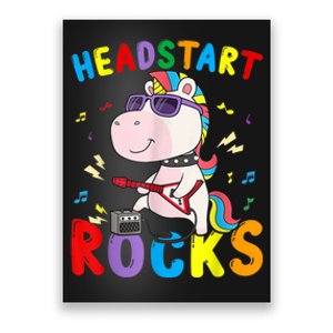 Headstart Rocks Unicorn Kids Back To School Poster