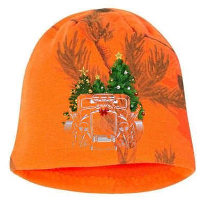 Hot Rod Ugly Christmas Classic American Car Lover Gift Funny Gift Kati - Camo Knit Beanie