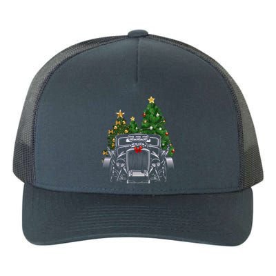 Hot Rod Ugly Christmas Classic American Car Lover Gift Funny Gift Yupoong Adult 5-Panel Trucker Hat