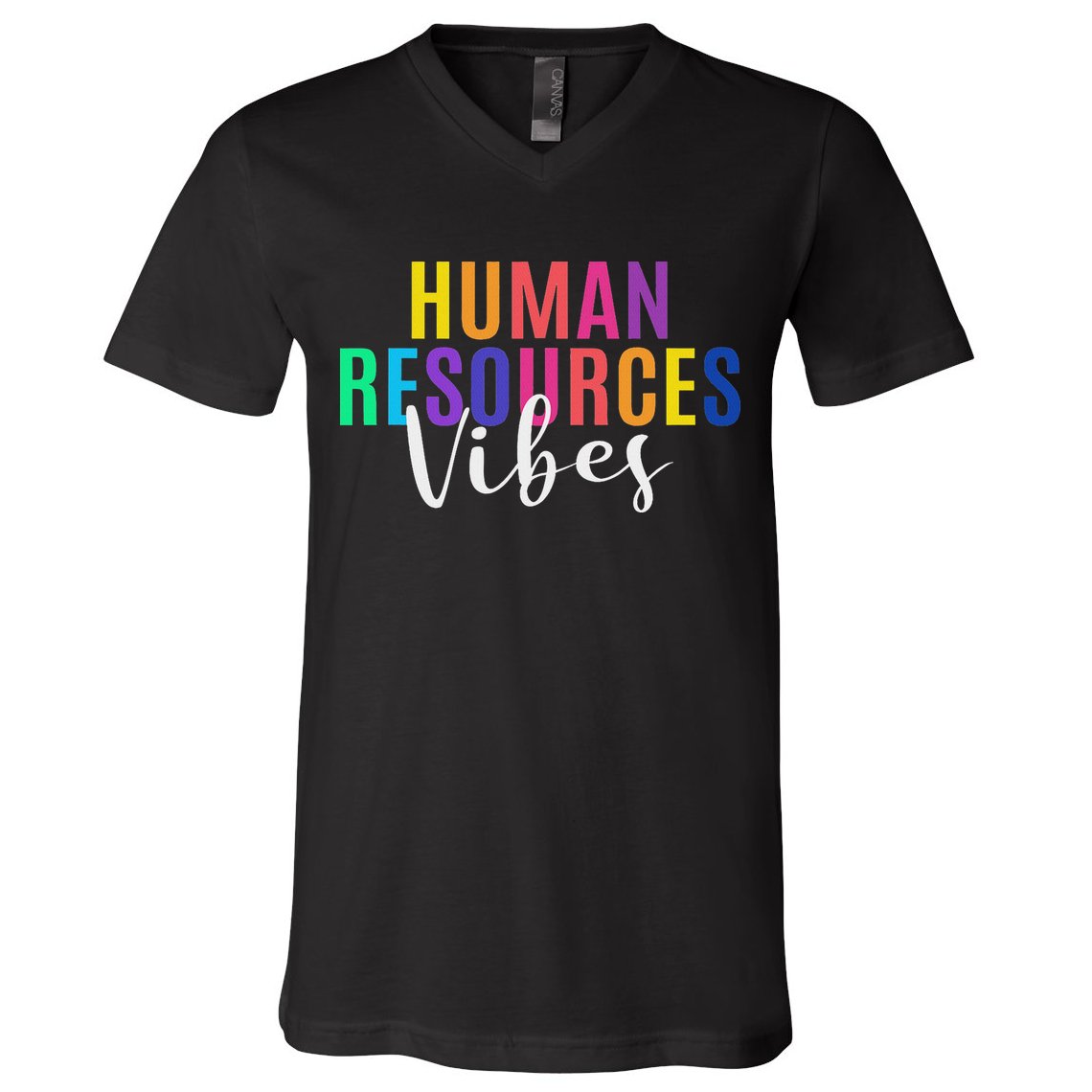 Human Resource Vibes Hr Specialist Hr Manager Coworker V-Neck T-Shirt