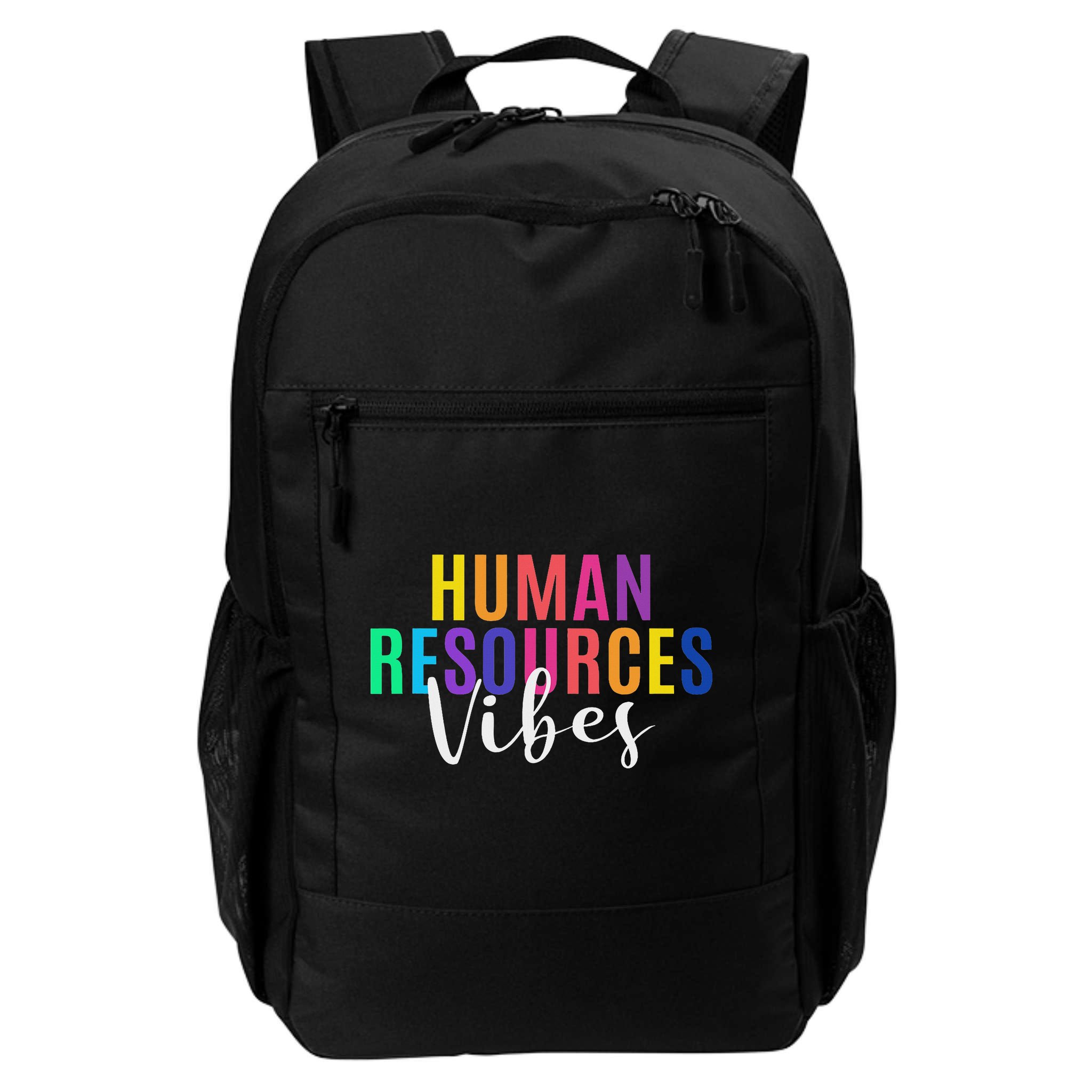 Human Resource Vibes Hr Specialist Hr Manager Coworker Backpack