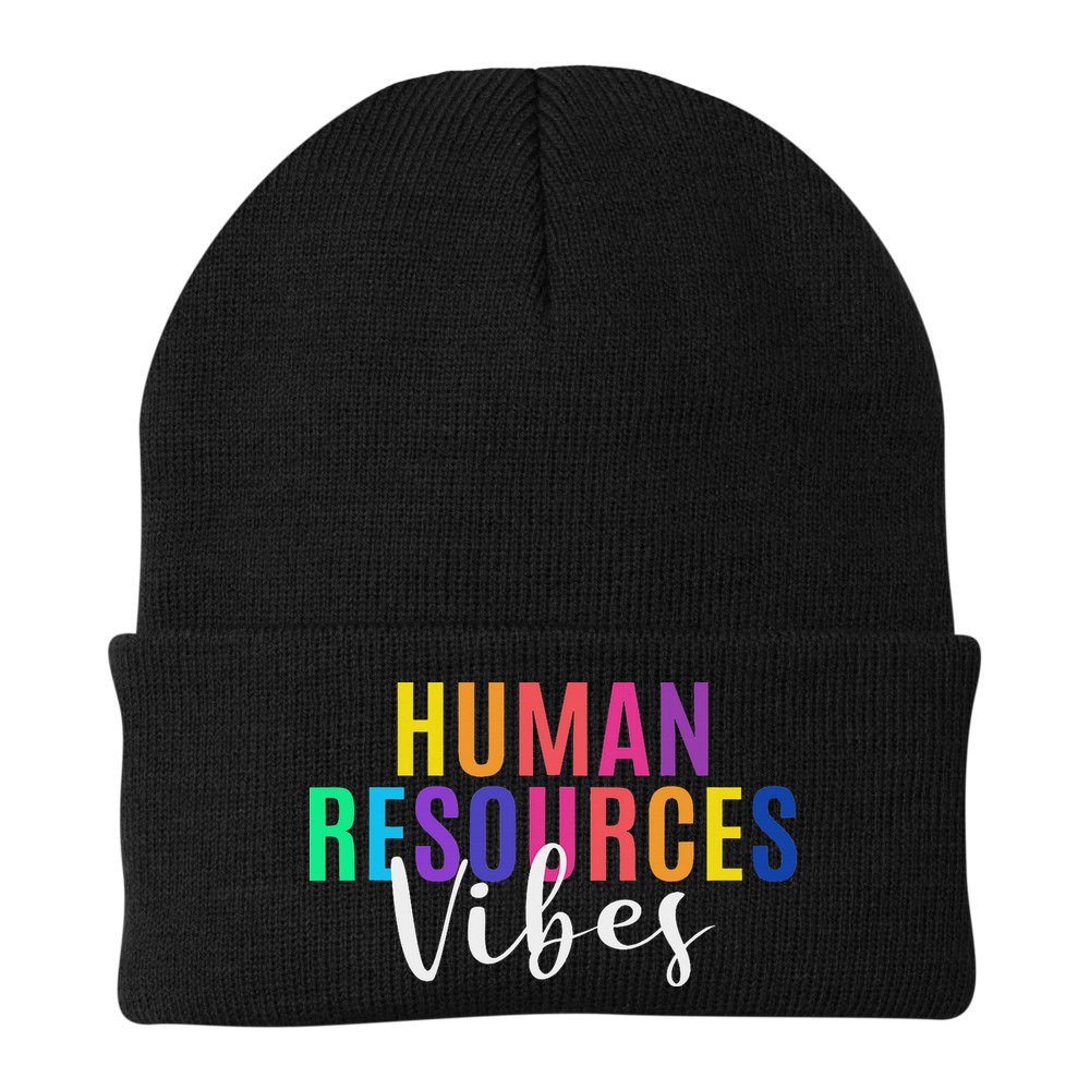 Human Resource Vibes Hr Specialist Hr Manager Coworker Beanie