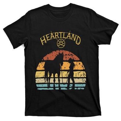 Heartland Retro Vintage Sunset T-Shirt