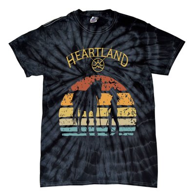 Heartland Retro Vintage Sunset Tie-Dye T-Shirt