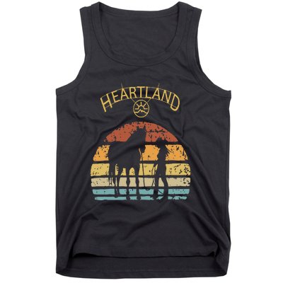 Heartland Retro Vintage Sunset Tank Top