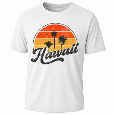 Hawaii Retro Vintage Sunset Performance Shirt