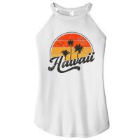 Hawaii Retro Vintage Sunset Women's Perfect Tri Rocker Tank