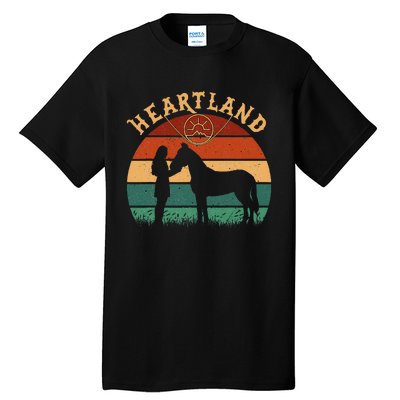 Heartland Retro Vintage Sunset Tall T-Shirt