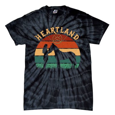 Heartland Retro Vintage Sunset Tie-Dye T-Shirt