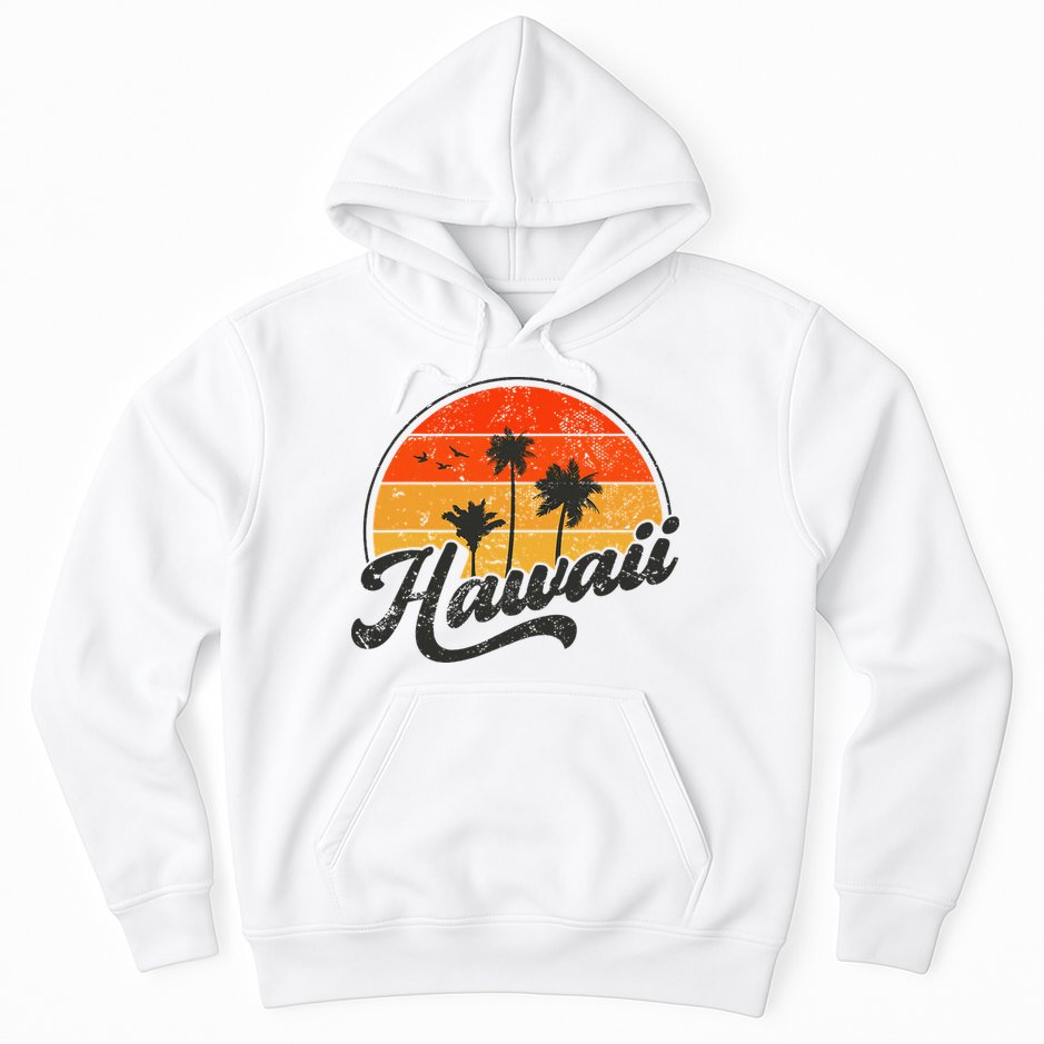 Hawaii Retro Vintage Sunset Hoodie