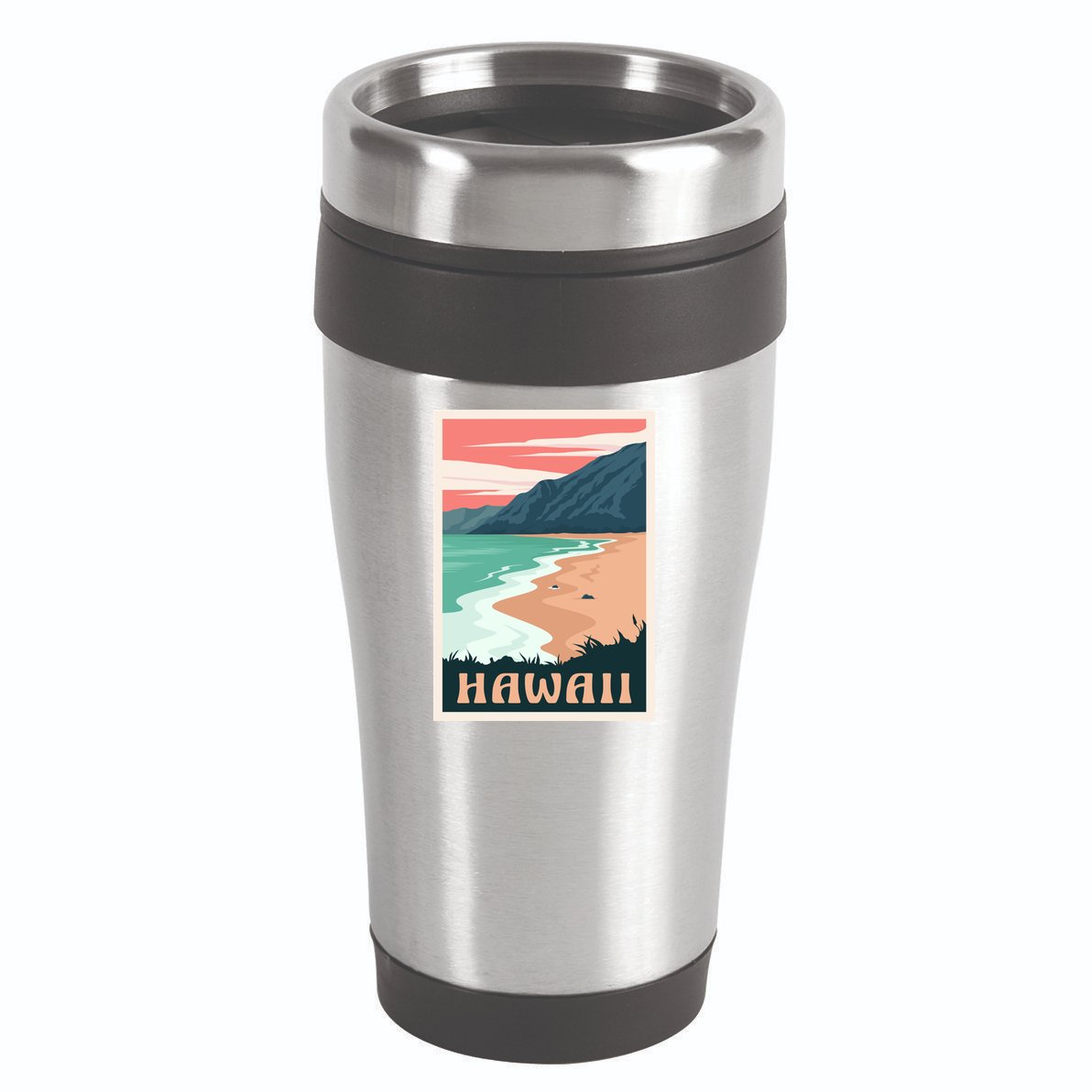 Hawaii Retro Vintage 16oz Travel Tumbler