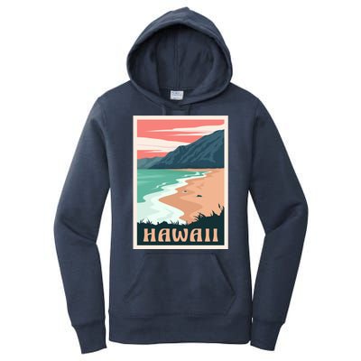 Hawaii Retro Vintage Women's Pullover Hoodie