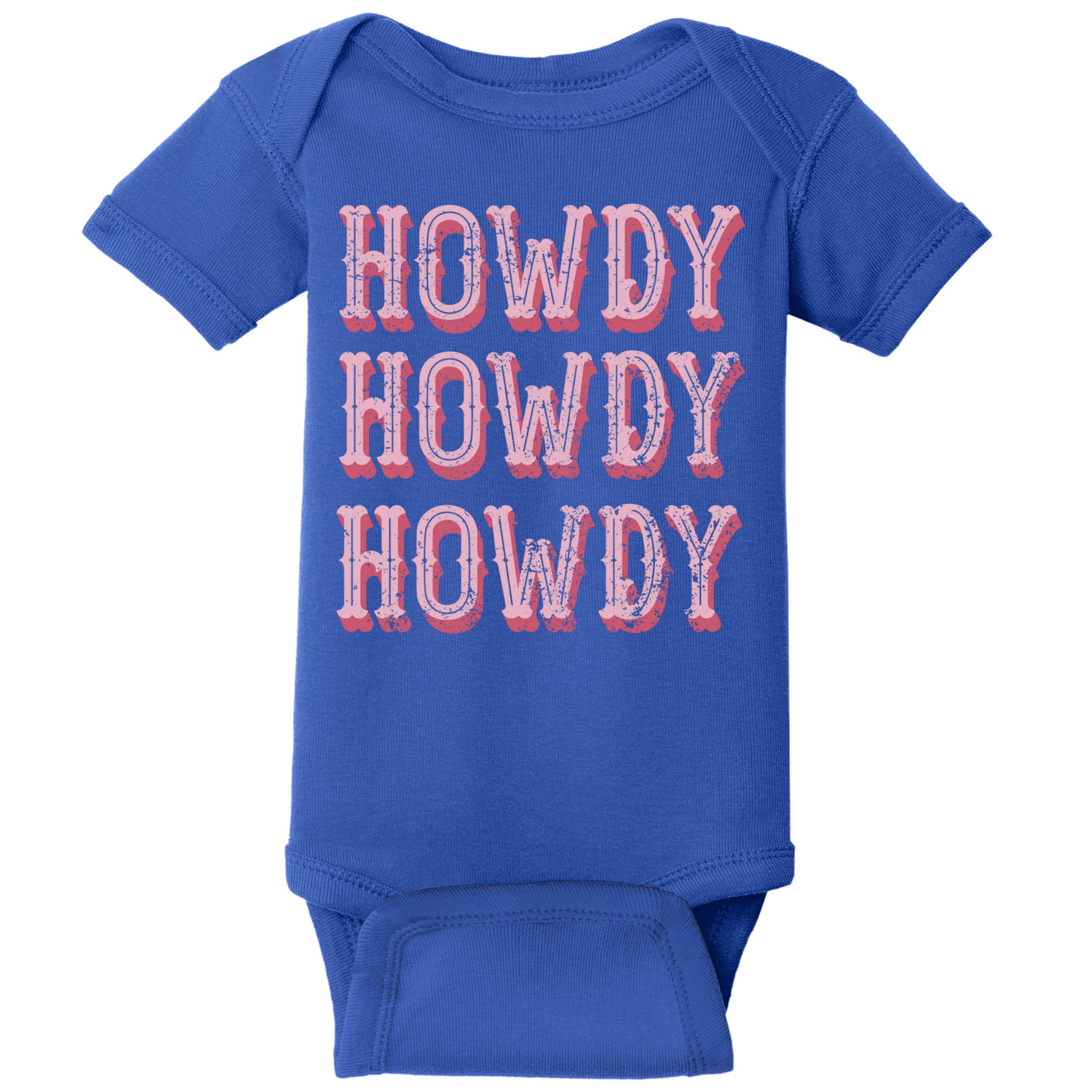 Howdy Rodeo Vintage Western Country Southern Cowgirl Gift Baby Bodysuit