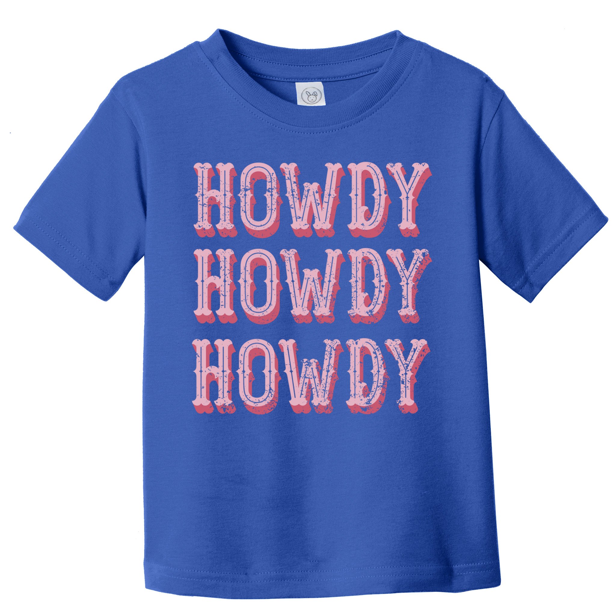 Howdy Rodeo Vintage Western Country Southern Cowgirl Gift Toddler T-Shirt