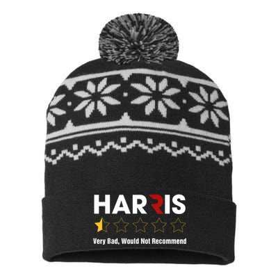 Harris Rating Very Bad Would Not Recommend USA-Made Snowflake Beanie