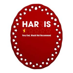 Harris Rating Very Bad Would Not Recommend Ceramic Oval Ornament