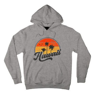 Hawaii Retro Vintage Sunset Tall Hoodie