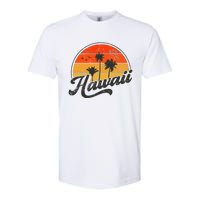 Hawaii Retro Vintage Sunset Softstyle CVC T-Shirt