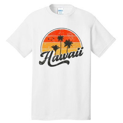 Hawaii Retro Vintage Sunset Tall T-Shirt