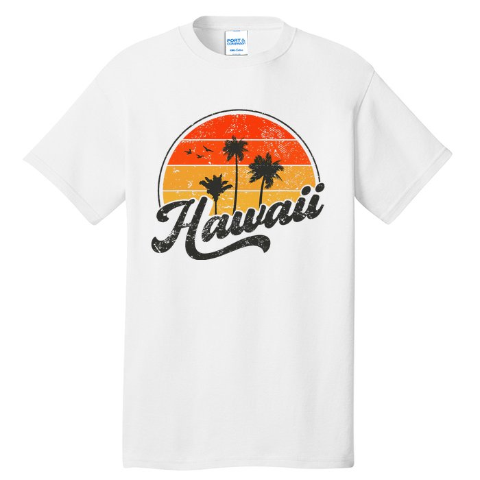 Hawaii Retro Vintage Sunset Tall T-Shirt