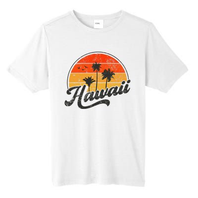 Hawaii Retro Vintage Sunset Tall Fusion ChromaSoft Performance T-Shirt