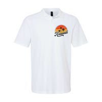 Hawaii Retro Vintage Sunset Softstyle Adult Sport Polo