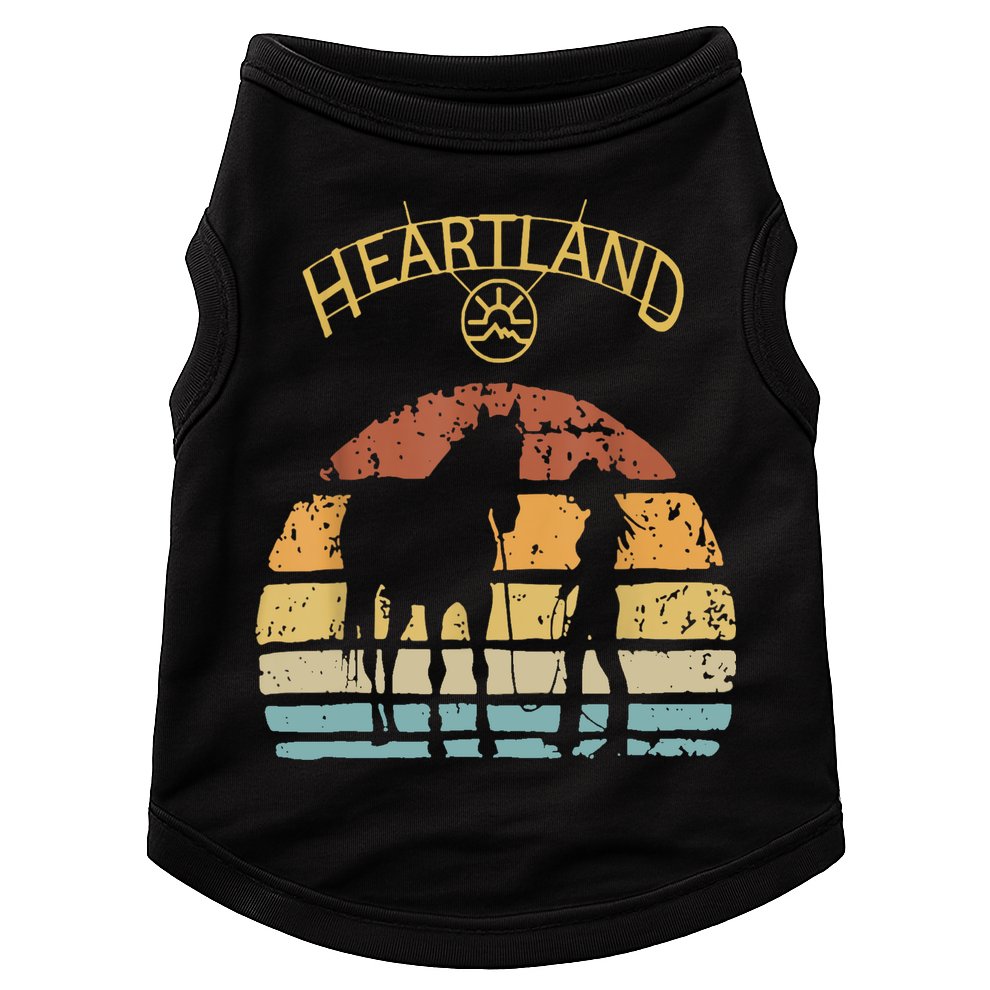 Heartland Retro Vintage Sunset Doggie Tank