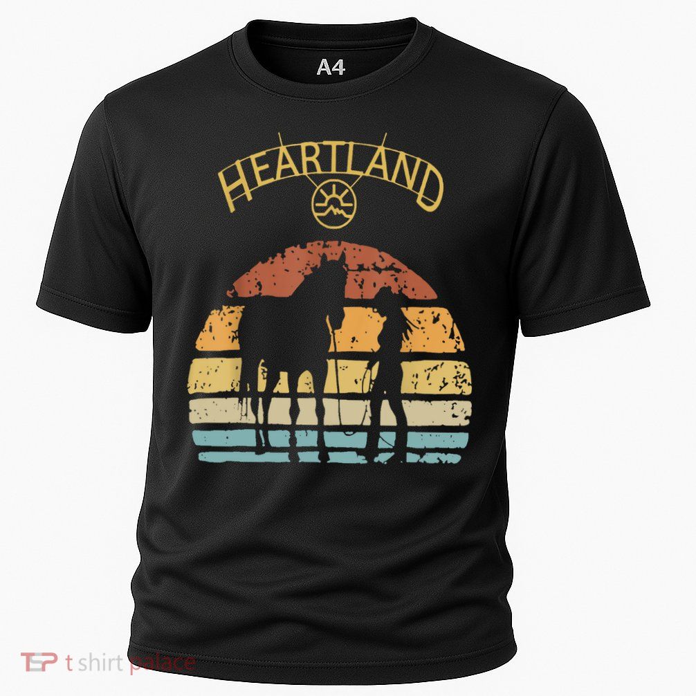 Heartland Retro Vintage Sunset Performance Shirt
