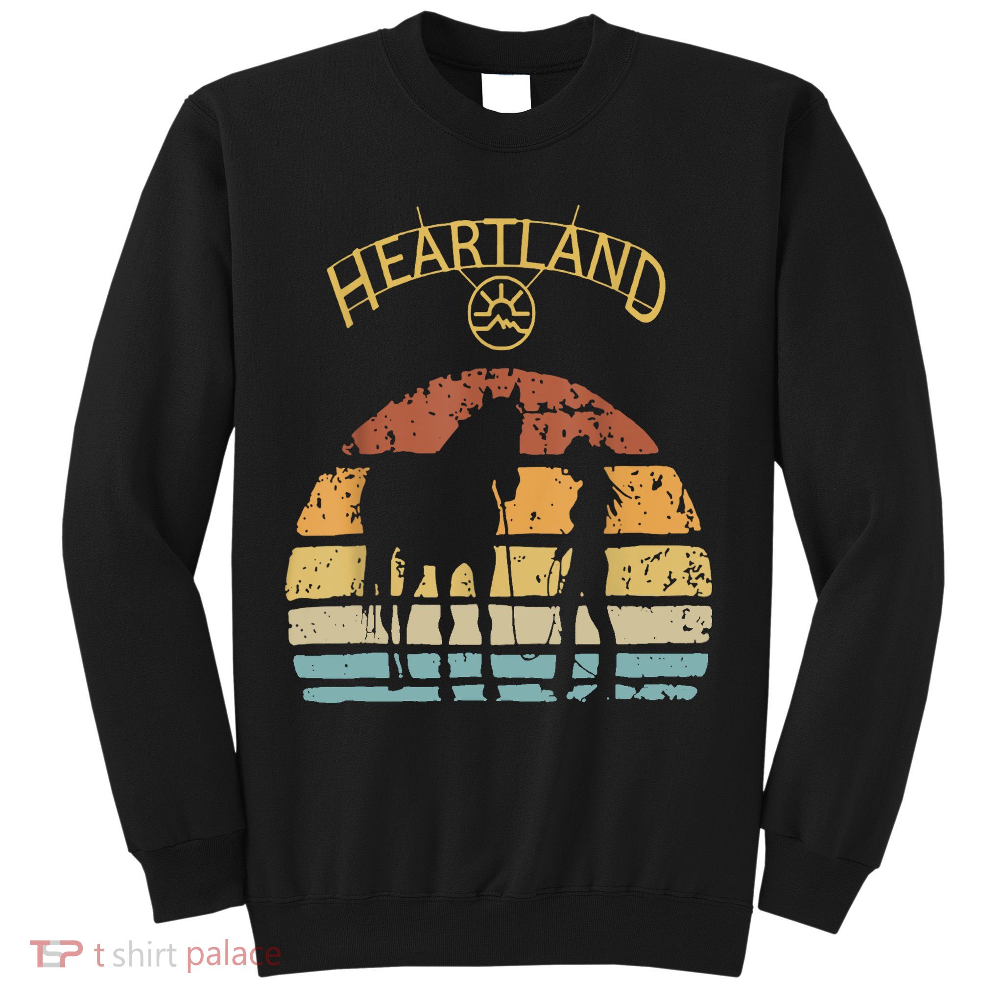 Heartland Retro Vintage Sunset Sweatshirt