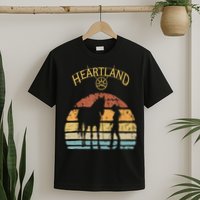 Heartland Retro Vintage Sunset T-Shirt