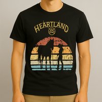Heartland Retro Vintage Sunset T-Shirt