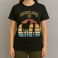 Heartland Retro Vintage Sunset T-Shirt