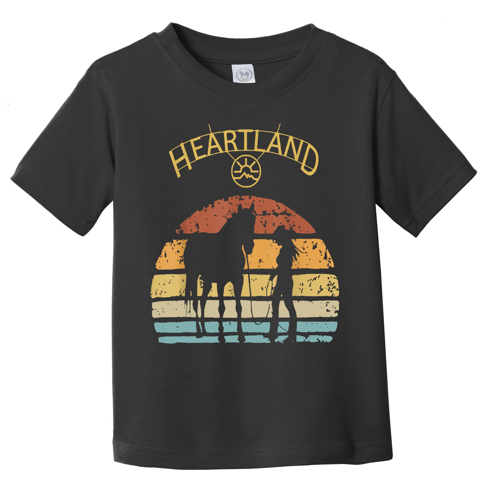 Heartland Retro Vintage Sunset Toddler T-Shirt