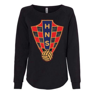 Hrvatska Croatia Croatian National Soccer Womens California Wash Sweatshirt