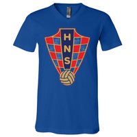 Hrvatska Croatia Croatian National Soccer V-Neck T-Shirt