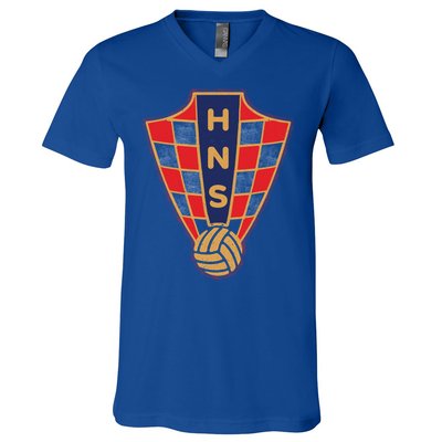 Hrvatska Croatia Croatian National Soccer V-Neck T-Shirt