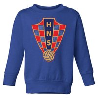 Hrvatska Croatia Croatian National Soccer Toddler Sweatshirt