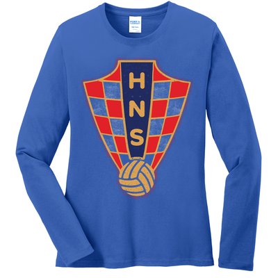 Hrvatska Croatia Croatian National Soccer Ladies Long Sleeve Shirt